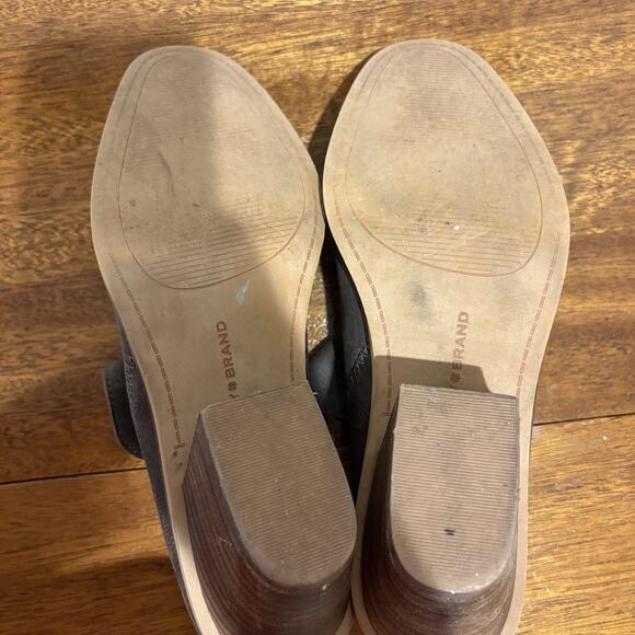 Lucky Brand Boots Womens Size 7.5 Brown LK-Victorey Ankle Cutout Heel Leather - Picture 9 of 10